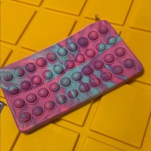 Pink and Blue Pop It Pencil Case
